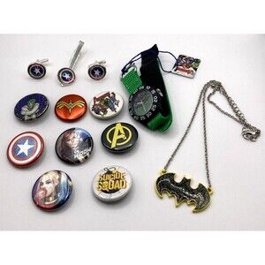 Lot of 11 Items Marvel DC Comics Avengers‎ Suicide Squad Batman Captain America